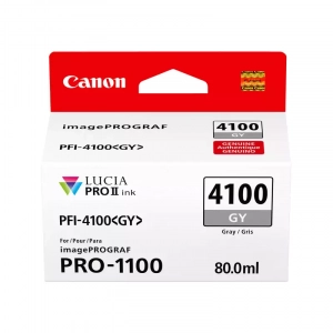 Tusz oryginalny PFI-4100GY (6783C001) Szary