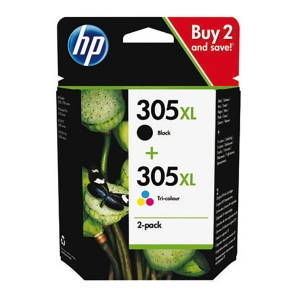 Zestaw tuszy 6ZA94A HP 305xl czarny / HP 305xl kolor CMYK
