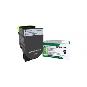 Toner oryginalny 71B20K0 Czarny (zwrotny)