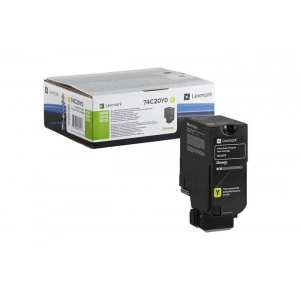 Toner oryginalny 74C2SY0 Żółty