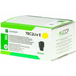 Toner oryginalny 78C2UYE Żółty (corporate)