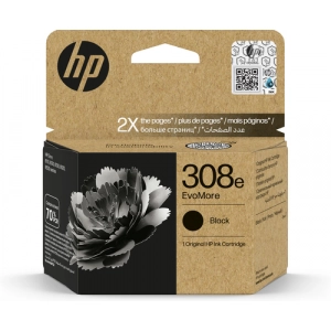 Tusz oryginalny 7FP22UE (HP 308e) Czarny Wydajny EvoMore