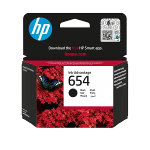 HP 654 7FP39UE tusz czarny oryginalny