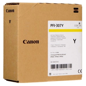 Tusz oryginalny PFI-307Y (9814B001) Żółty 330ml