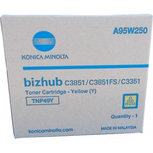 Toner oryginalny TNP-49Y (A95W250) Żółty