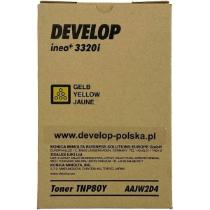 Toner oryginalny TNP-80Y (AAJW2D4) Żółty