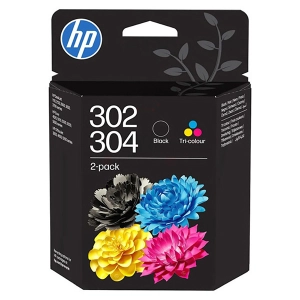 HP 302 / HP 304 B82L1AE zestaw czarny + kolor (dwupak) do HP DeskJet 3637