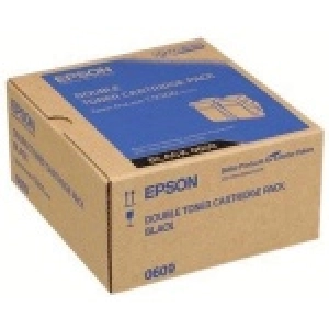 Toner oryginalny C13S050609 Czarny Dwupak