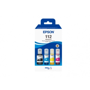 Zestaw tuszy Epson T06C64A C13T06C64A (nr 112) Czarny/Niebieski/Purpurowy/Żółty