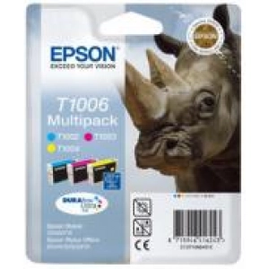 Zestaw tuszy (Multipack) T10064010 Purpurowy + Żółty + Niebieski