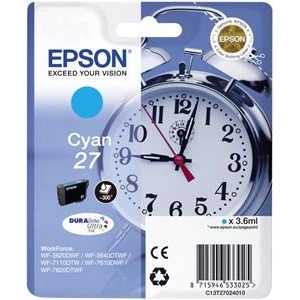 Tusz oryginalny T27024010 (nr 27) Niebieski
