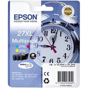 Oryginalny multipack T27154010  (nr 27XL) (niebieski, purpurowy, żółty) wersja XL