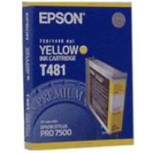 Tusz oryginalny T481011 Żółty