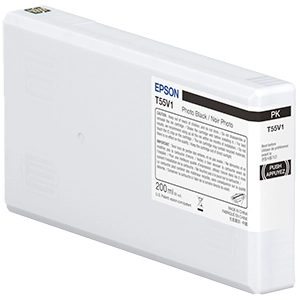 Tusz oryginalny T55W1 PBK (C13T55W100) Czarny fotograficzny 200ml