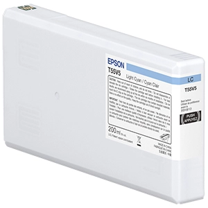 Tusz oryginalny T55W5 LC (C13T55W500) Jasny niebieski 200ml