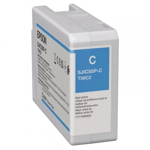 Tusz oryginalny SJIC55(C) T58C2 (C13T58C240) Niebieski
