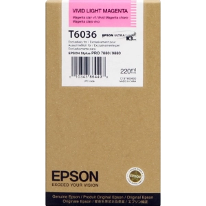 Tusz oryginalny T6036 Jasny Purpurowy (220ml) C13T603600