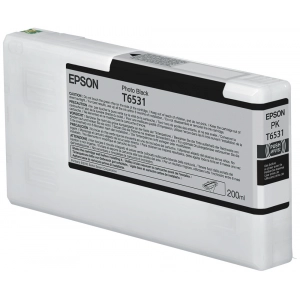 Tusz oryginalny T6531 (C13T653100) Foto czarny