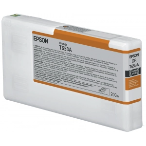 Tusz oryginalny T653A (C13T653A00) Pomarańczowy