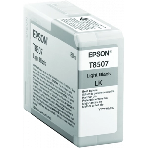 Tusz oryginalny T8507 LK (C13T850700) Jasny Czarny
