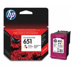 Tusz oryginalny C2P11AE (HP 651) Kolor