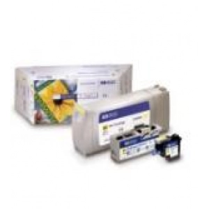 Zestaw oryginalny eksploatacyjny hp 83 system UV value pack (C5003A) Żołty