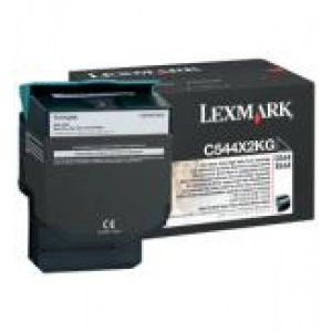 Toner oryginalny C544X1KG Czarny wydajny