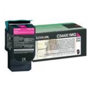 Toner oryginalny C544X1MG Purpurowy wydajny