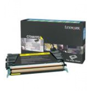 Toner oryginalny C736H2YG Żółty Wydajny