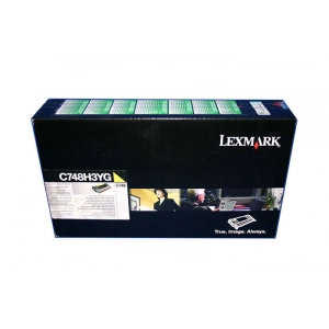 Toner oryginalny C748H3YG Żółty