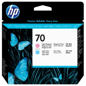 Oryginalna głowica  jasno błękitna C9405A (HP 70) + Jasno purpurowa