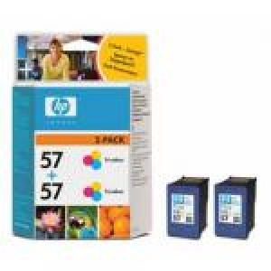 Tusz oryginalny C9503A (HP 57) Kolor (Dwupak)