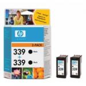 Tusz oryginalny C9504E Czarny (Dwupak) (HP 339)