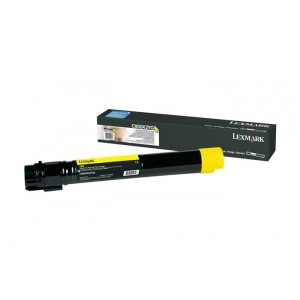 Toner oryginalny C950X2YG Żółty