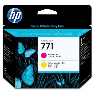 Głowica oryginalna CE018A (HP 771) purpurowy/żółty
