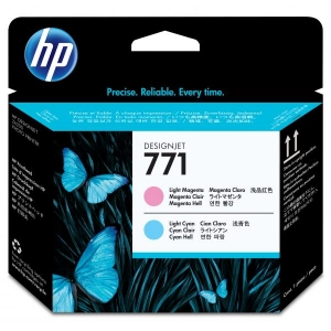 Głowica oryginalna CE019A (HP 771) jasny niebieski/jasny purpurowy