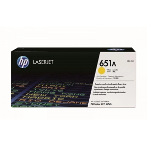 Toner oryginalny CE342A (HP 651A) Żółty