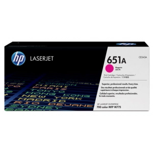 Toner oryginalny CE343A (HP 651A) Purpurowy