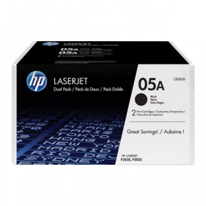 Oryginalny dwupak tonerów CE505A (HP 05A) Czarny
