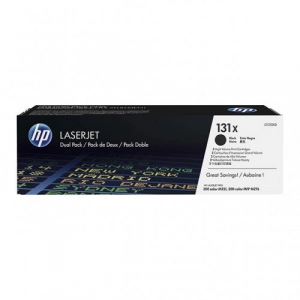 Oryginalny dwupak tonerów CF210X (HP 131X) Czarny Wydajny