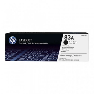 Oryginalny dwupak tonerów CF283A (HP 83A) Czarny