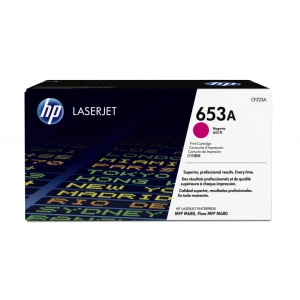 Toner oryginalny CF323A (HP 653A) Purpurowy