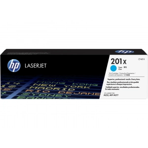 Toner oryginalny CF401X (HP 201X) Niebieski Wydajny