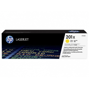 Toner oryginalny CF402X (HP 201X) Żółty Wydajny