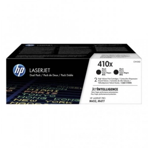 Oryginalny dwupak tonerów CF410X (HP 410X) Czarny wydajny