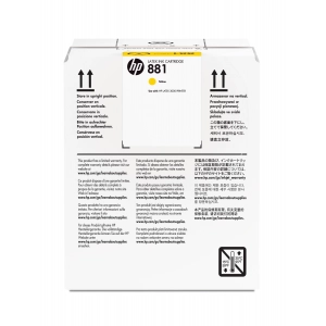 HP 881 CR333A tusz żółty oryginalny 5L