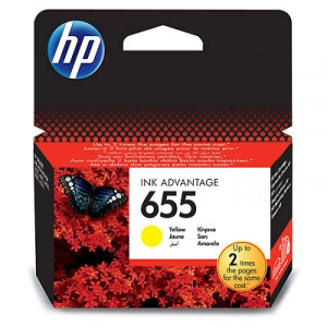 Tusz oryginalny CZ112A (HP 655) Żółty
