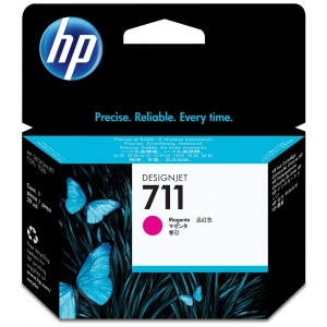 Tusz oryginalny CZ131A (HP 711) Purpurowy