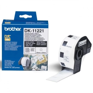 Oryginalne etykiety DK11221 23x23mm, 1000 sztuk