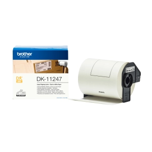 Etykiety do Brother DK-11247 czarny nadruk na białym tle, 103mm x 164mm 180szt etykiet na rolce oryginalna